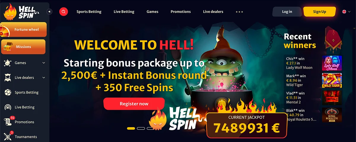 HellSpin Live Casino Za Pravi Denar